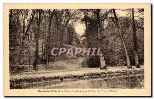 Postcard Ancient Ruins The Combs la Ville and Notre Dame Park