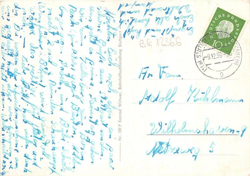 BG12366 grusse aus stuttgart   germany