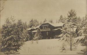 Lake Placid Club NY Cedars c1910 Real Photo Postcard