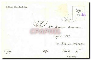 Postcard Old Mill Holland Windmill Molenlandschap