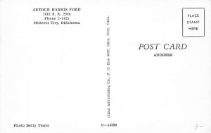 Calgary Alberta Canada Metro Motors Ltd. Ford Monarch Thunderbird, Postcard