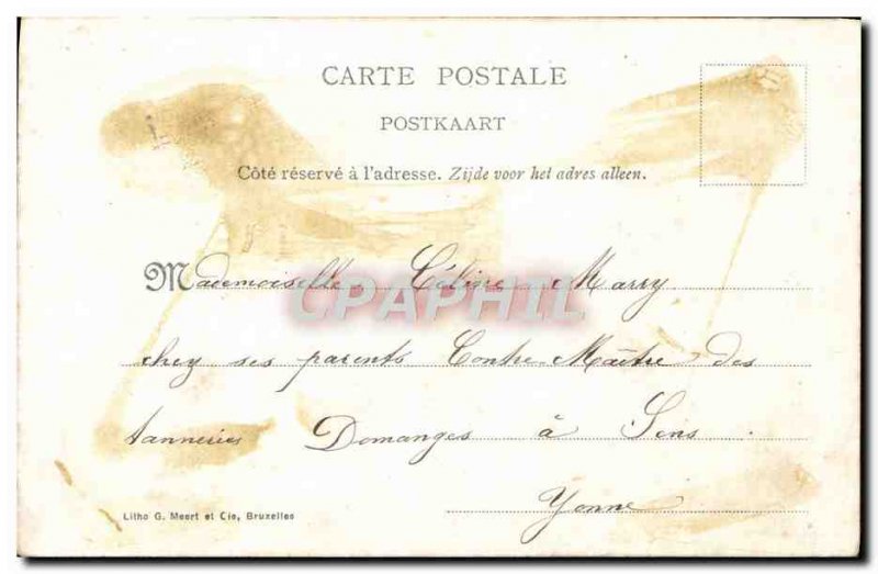 Old Postcard The Brussels Congress of Column