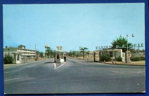 Robins Air Force Base AFB Main Gate Entrance old postcard