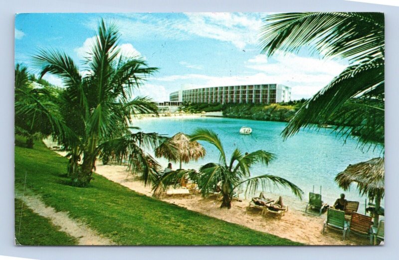 Sonesta Beach Hotel Southampton Beach Bermuda Chrome Postcard L12