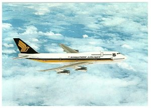 Boeing 747 Singapore Airlines Big Top In Flight Postcard