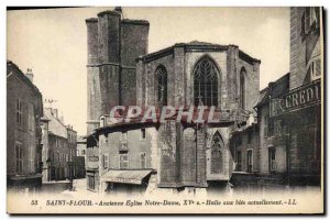 Old Postcard Saitn Flour Ancient Church of Our Lady Halle aux Bles now