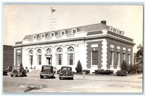 1941 US Post Office Building View Lebanon Missouri MO RPPC Photo Posted Postcard