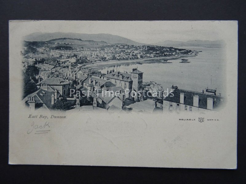 MISPRINTED REVERSE Scotland DUNOON East Bay c1903 UB Postcard by WR& S Reliable