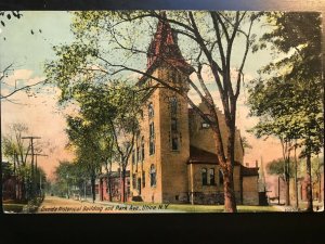 Vintage Postcard 1907-1915 Oneida Historical Building Park Ave. Utica New York