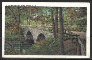 New Hampshire, Keene - Stone Bridge & Road - [NH-220]