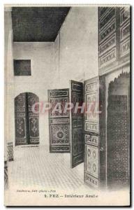 Postcard Old Fez Arab Interior