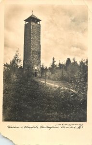 Germany Weiden Vierlingturm 1937 (lower left corner damage)