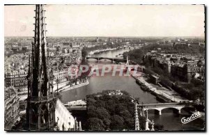 Old Postcard Paris La Fleche Notre Dame The Seine