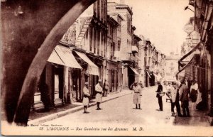 France Libourne Rue Gambetta vue des Avenues