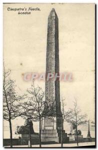 Old Postcard London Cleopatra's Needle