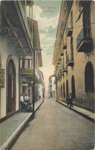 Panama Fifth Street vintage postcard c.1910 