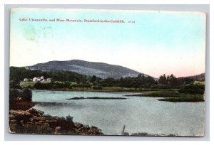 Vintage 1910s Postcard Lake Utsayantha, Mine Mountain, Stamford, Catskills, CT