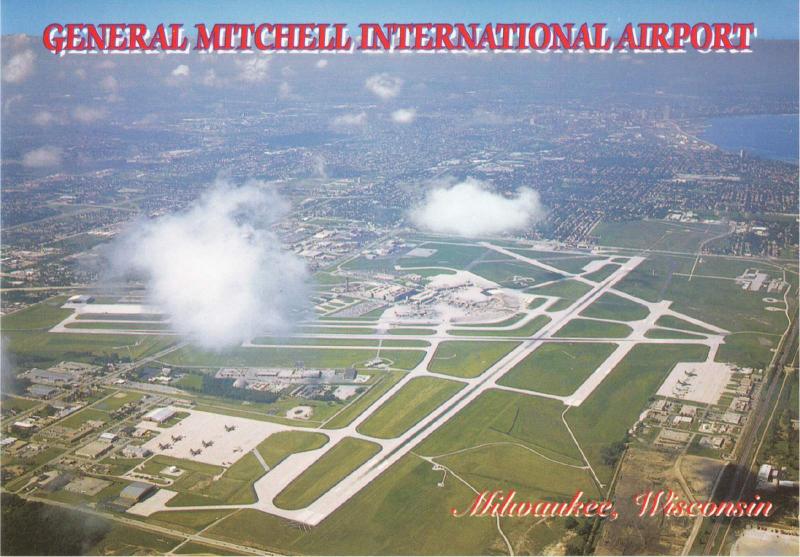 Milwaukee General Mitchell International Airport Postcard