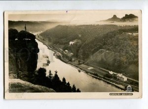 3059374 GERMANY Elbtal bei schmilka Vintage RPPC 1929 year