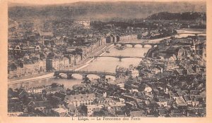 Le Panorama des Ponts Liege Belgium Unused 