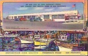 CA San Francisco Exposition Fish Grotto