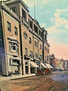 Postcard  Hand Tinted View of   W9