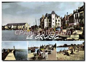 Postcard Modern Croisic Port la Jetee and Dentellieres Lighthouse Beach Port Lin