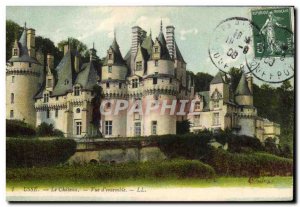 Postcard Old Chateau Usse View d & # 39ensemble