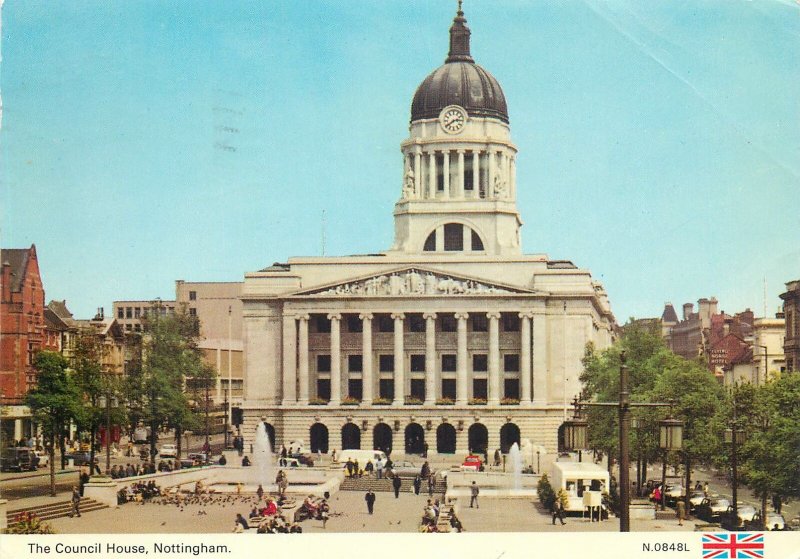 Postcard England Nottingham The Council House