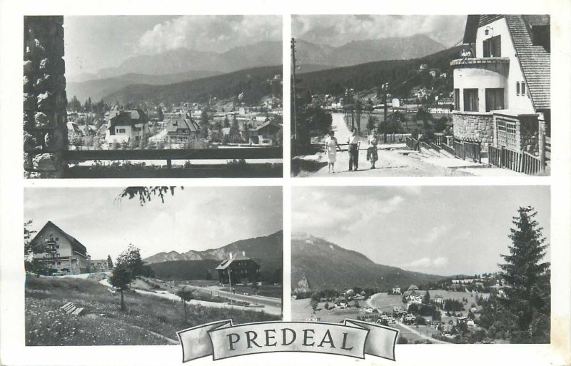 Postcard Romania Predeal multi view