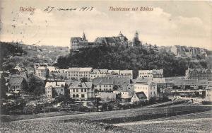 B3625 Germany Nossen Thalstrasse mit Schloss    front/back scan