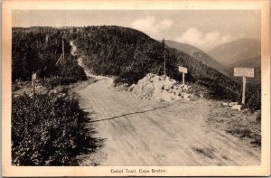 Cabot Trail Cape Breton WB Postcard UNP Unused VTG Vintage Canada 