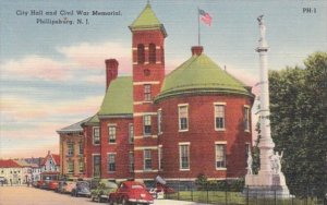 New Jersey Philipsburg City Hall and Civil War Memorial