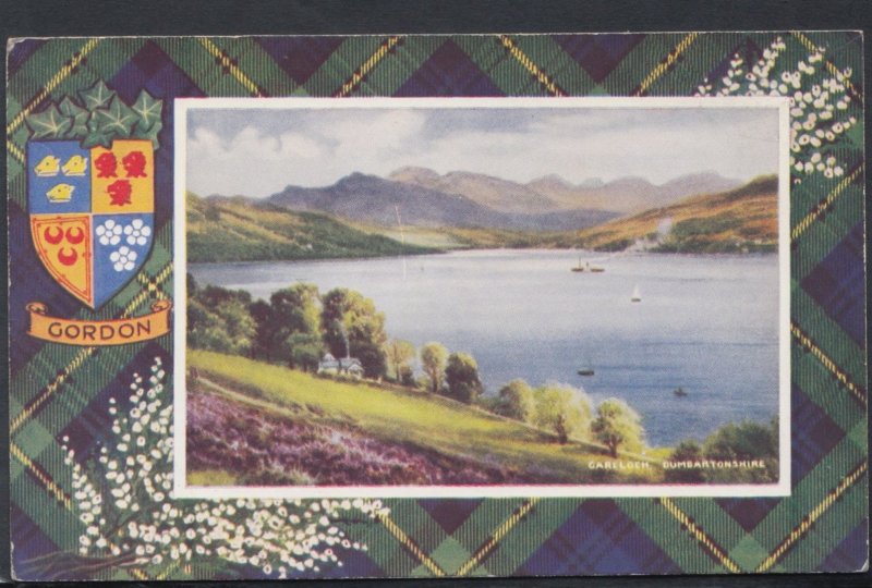 Scotland Postcard - Gordon Tartan - Gareloch, Dumbartonshire   DC2189