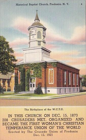 New York Fredonia Historical Baptist Church