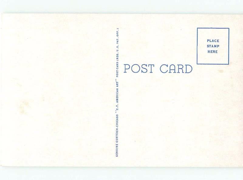 Unused W-Border Kansas State Teachers College - Pittsburg Kansas KS E1758