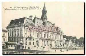 Old Postcard Towers I and L Hotel de Ville Laloux