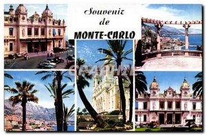 Monaco - Monte Carlo Remembrance Old Postcard