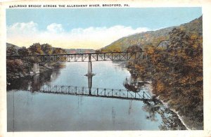 Railroad Bridge across the Allegheny River Bradford, Pennsylvania PA  