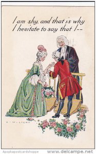 Light Victorian Couple Getting Married 1915