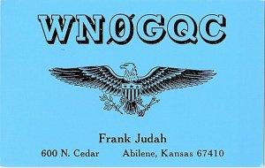 QSL Radio Card From Abilene Kansas WN0GQC