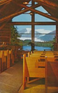 Chapel by the Lake at Auke Bay AK, Alaska - Mendenhall Glacier in background