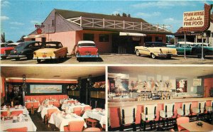 Indiana Angola 1950s Chuck Priest's Town House autos Interior Postcard 22-10817