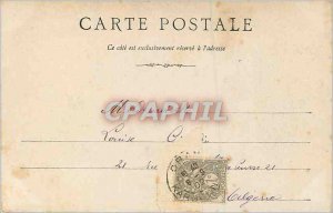 Old Postcard Chateau of Azay le Rideau (Indre et Loire) (map 1900)