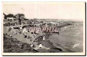 Old Postcard Croix de Vie (Vendee) The Beach