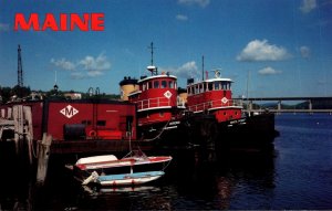 Maine Belfast Penobscot Bay Tugs