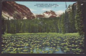 Chickadee Lake Rocky Mountain National Park CO Postcard 4584