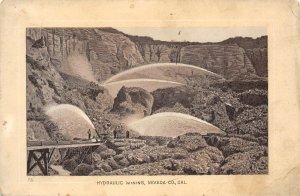 Hydraulic Mining, Nevada County, CA Jersey Coffee Dayton OH Victorian Trade Card