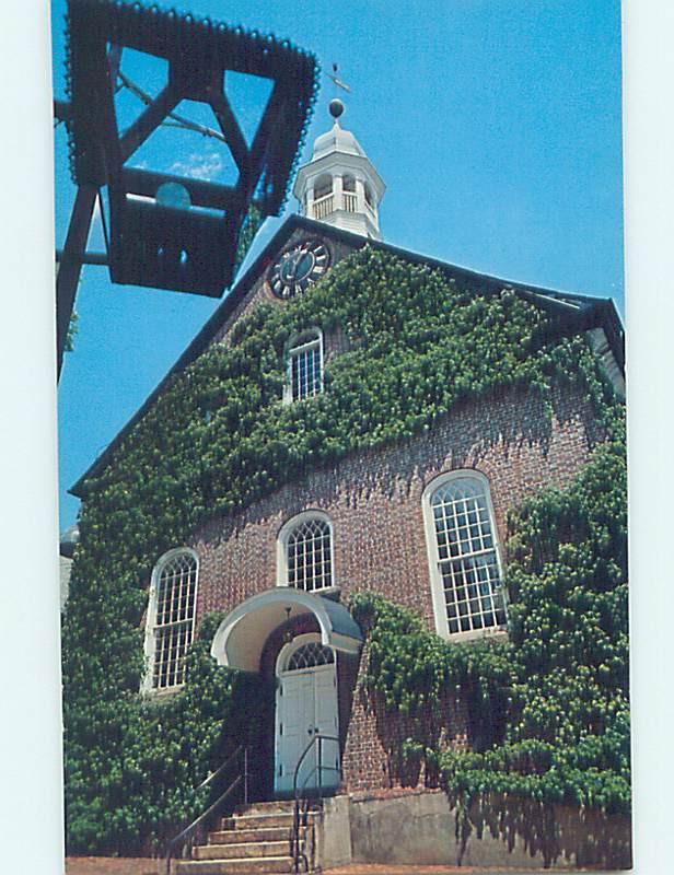 Pre-1980 CHURCH SCENE Winston-Salem North Carolina NC AD1654