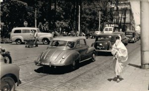 Algeria Alger Boulevard de la Republique et Square Bresson Algiers RPPC 07.53